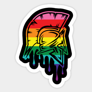 PRIDE Spartan Sticker